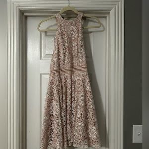 Pink Lace Dress